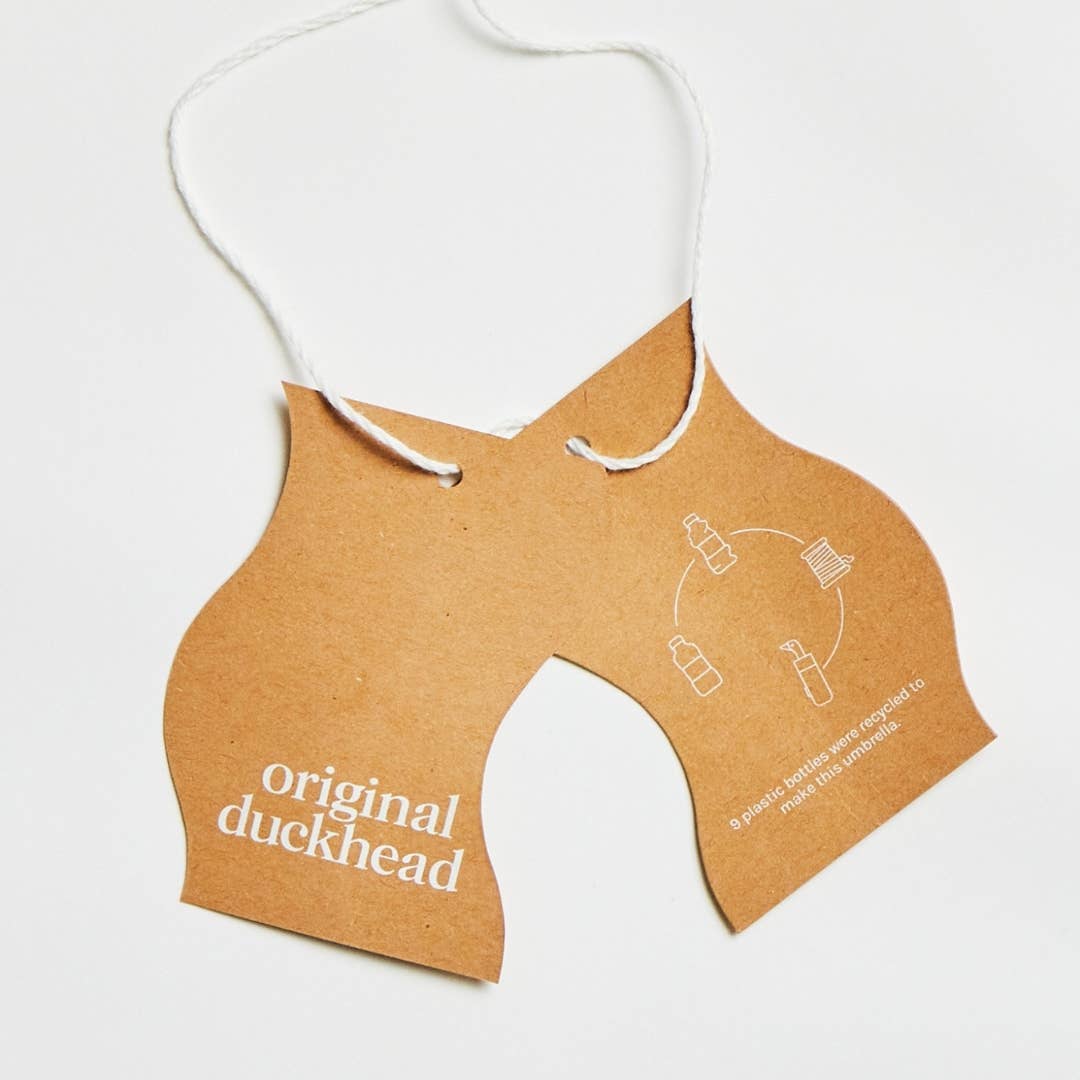 Peach Compact Eco-Friendly Duck Umbrella