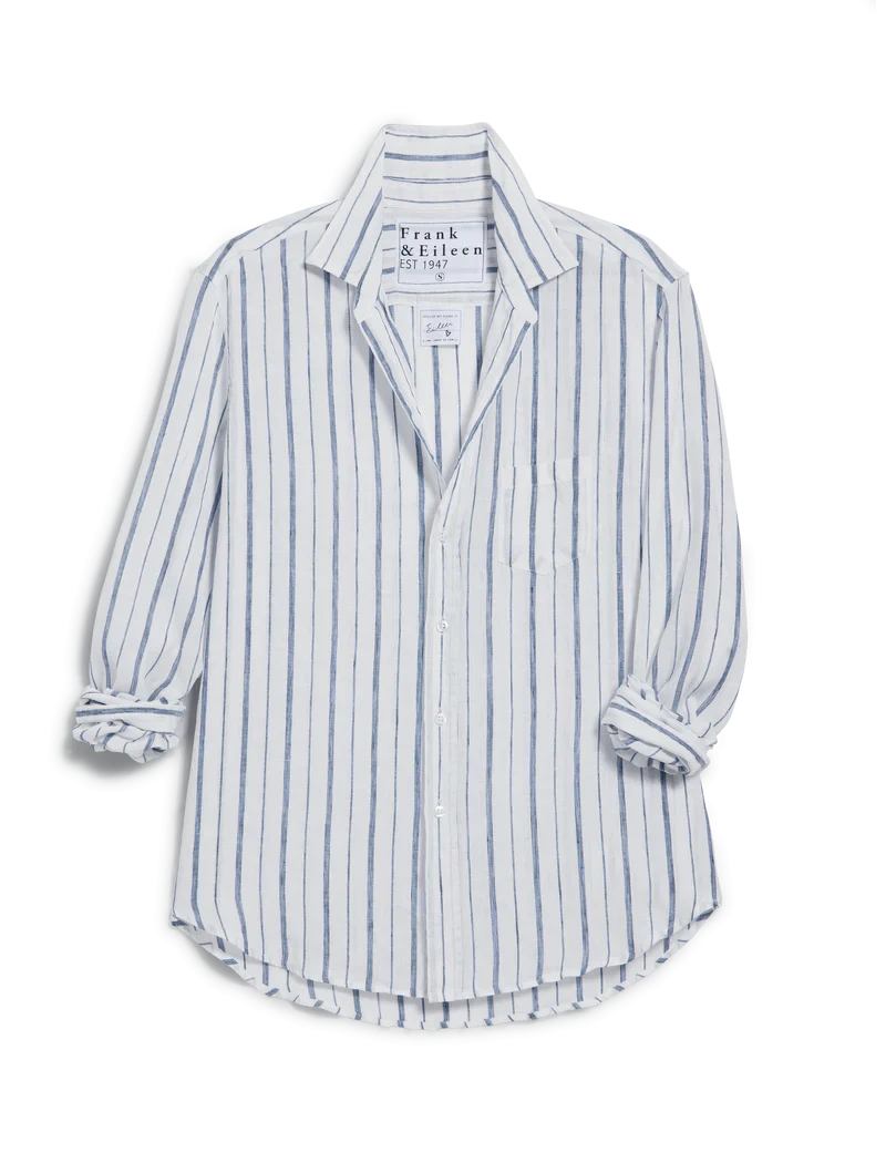 Eileen. Relaxed Button-Up Shirt - Linen