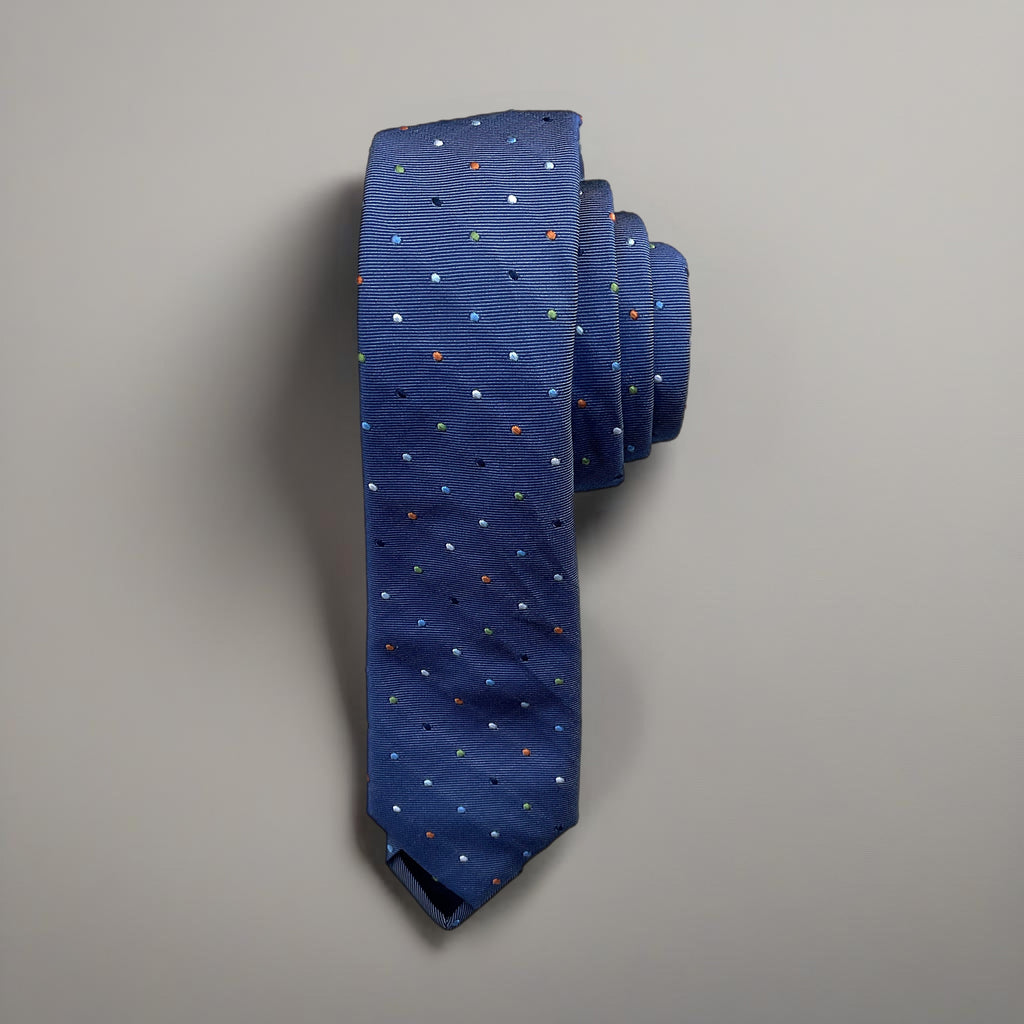 Multi Col Dot Tie