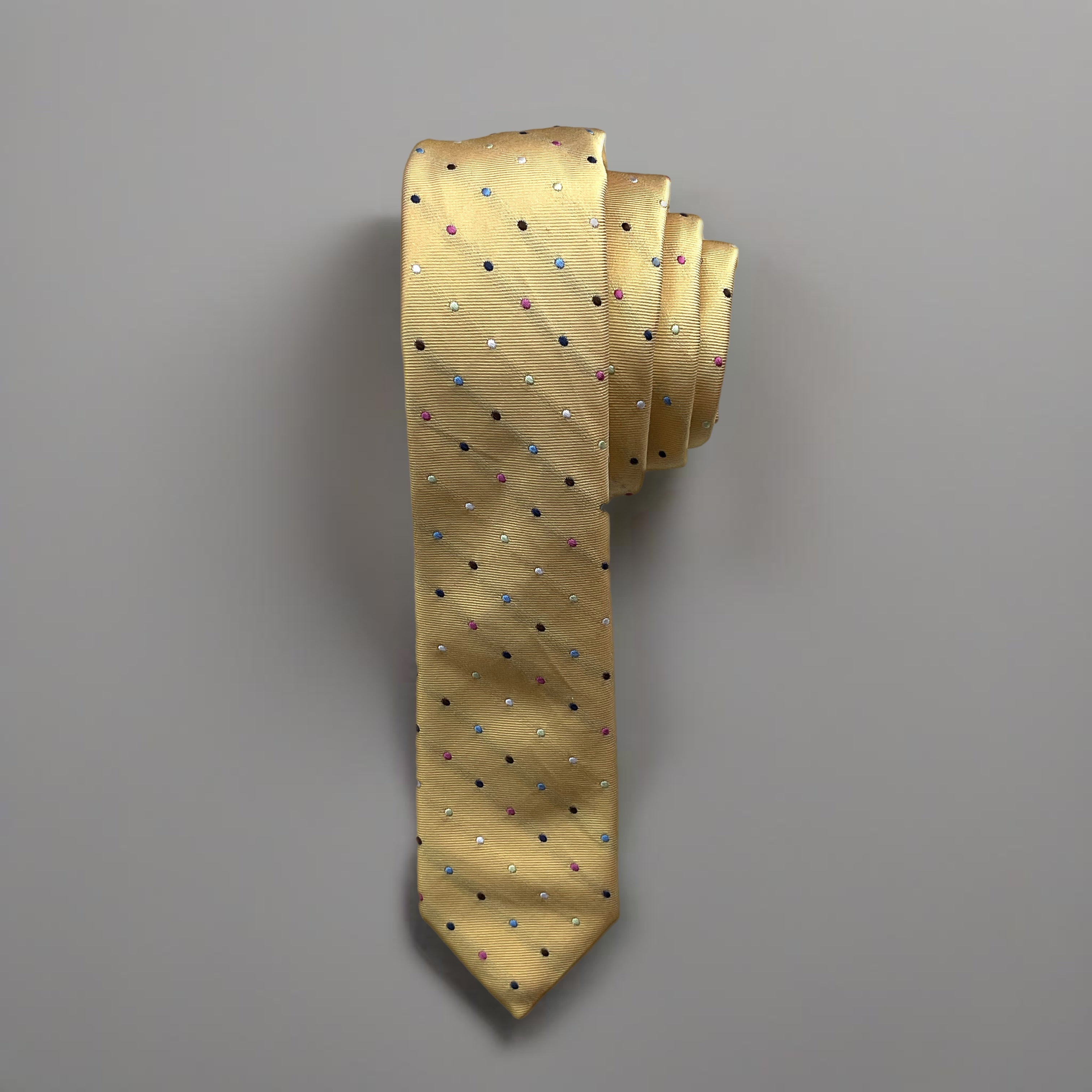 Multi Col Dot Tie