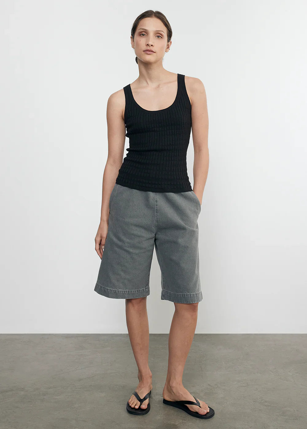 Linen Cotton Sweater Tank