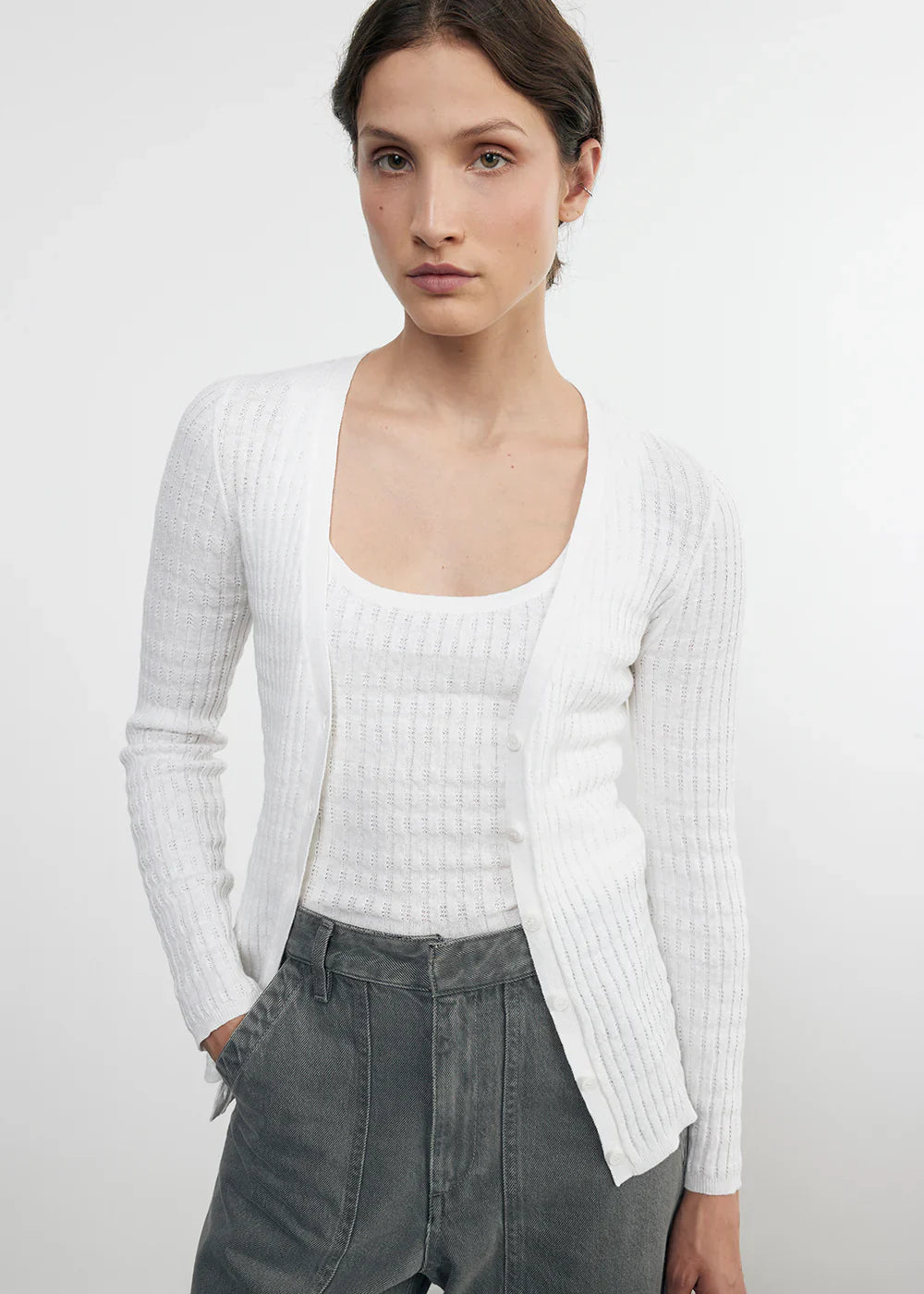 Linen Cotton Sweater Tank
