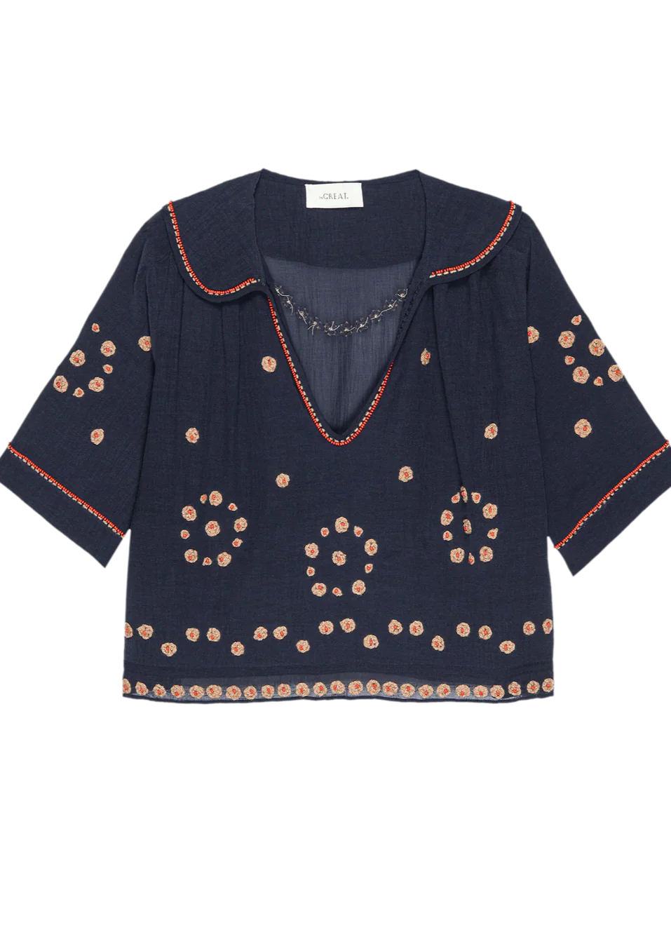 The Beaded Vintage Sailor Top