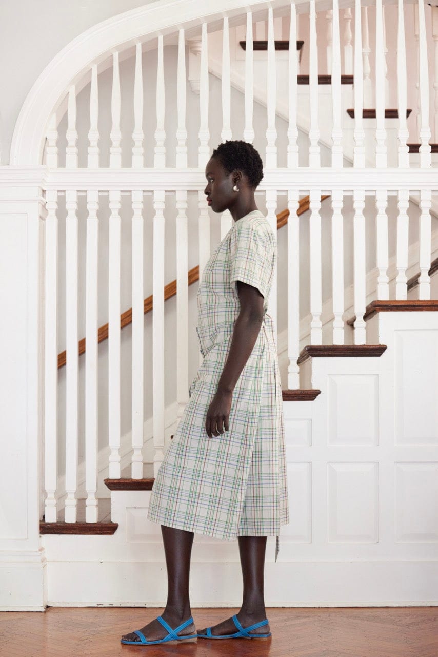 Frankie Dress in Cotton Plaid