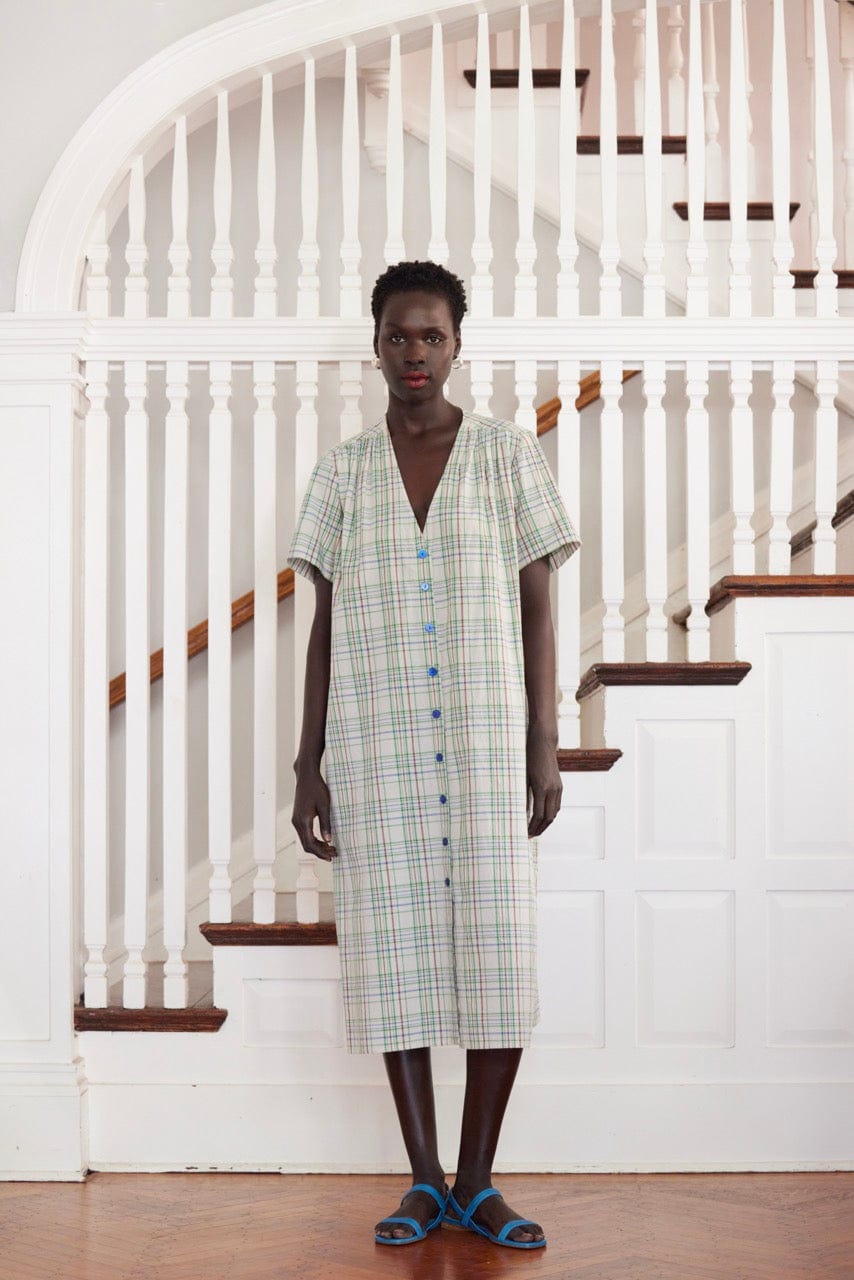 Frankie Dress in Cotton Plaid