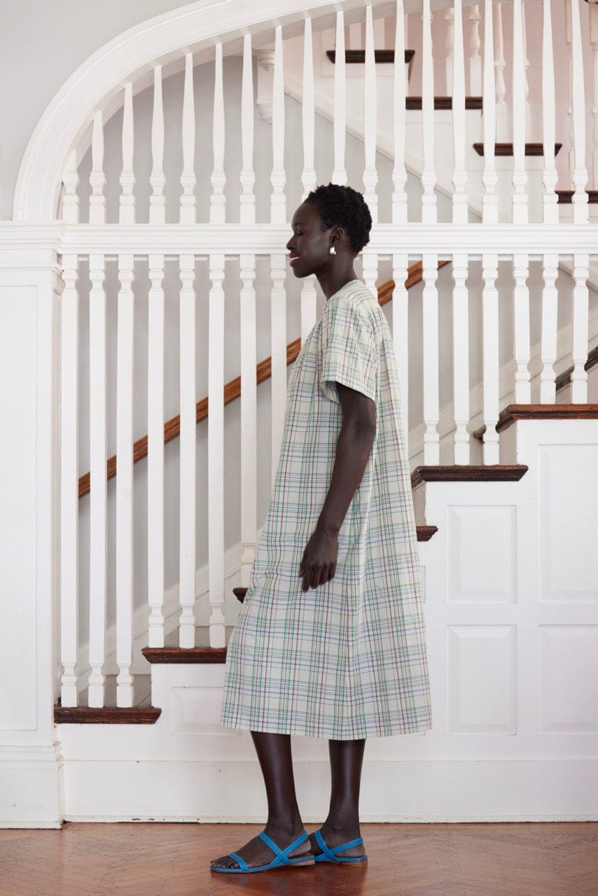 Frankie Dress in Cotton Plaid