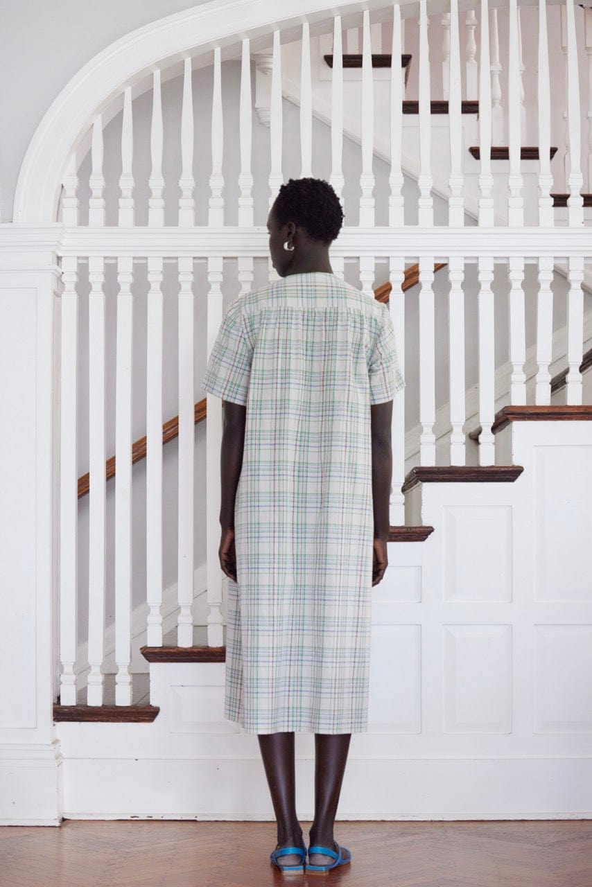 Frankie Dress in Cotton Plaid