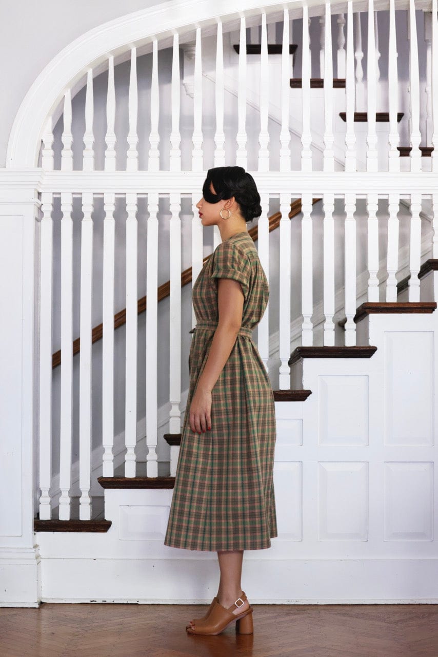 Frankie Dress in Cotton Plaid