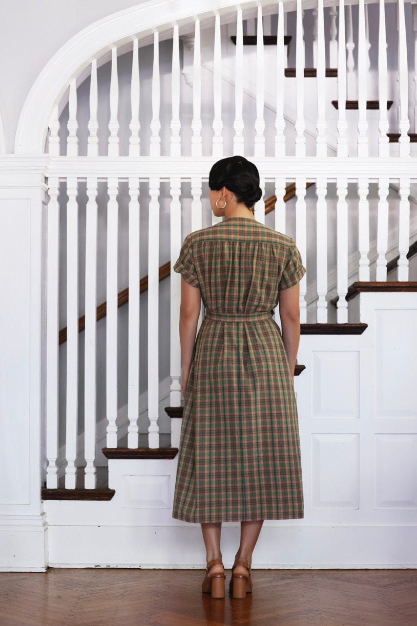 Frankie Dress in Cotton Plaid