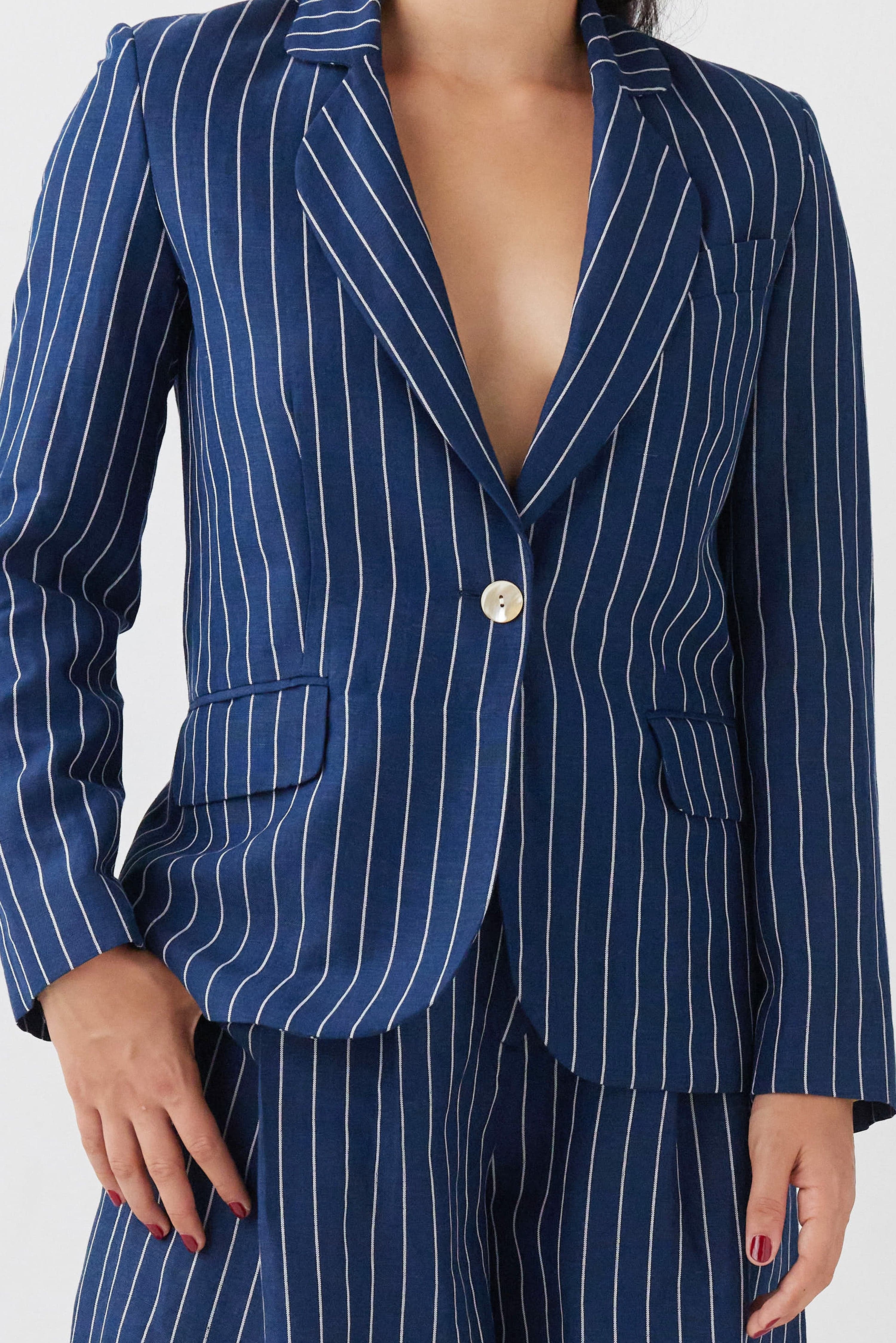 Gatsby Jacket in Midnight Stripe