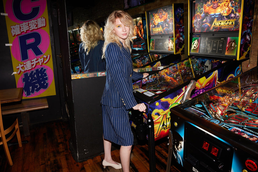 Gatsby Jacket in Midnight Stripe