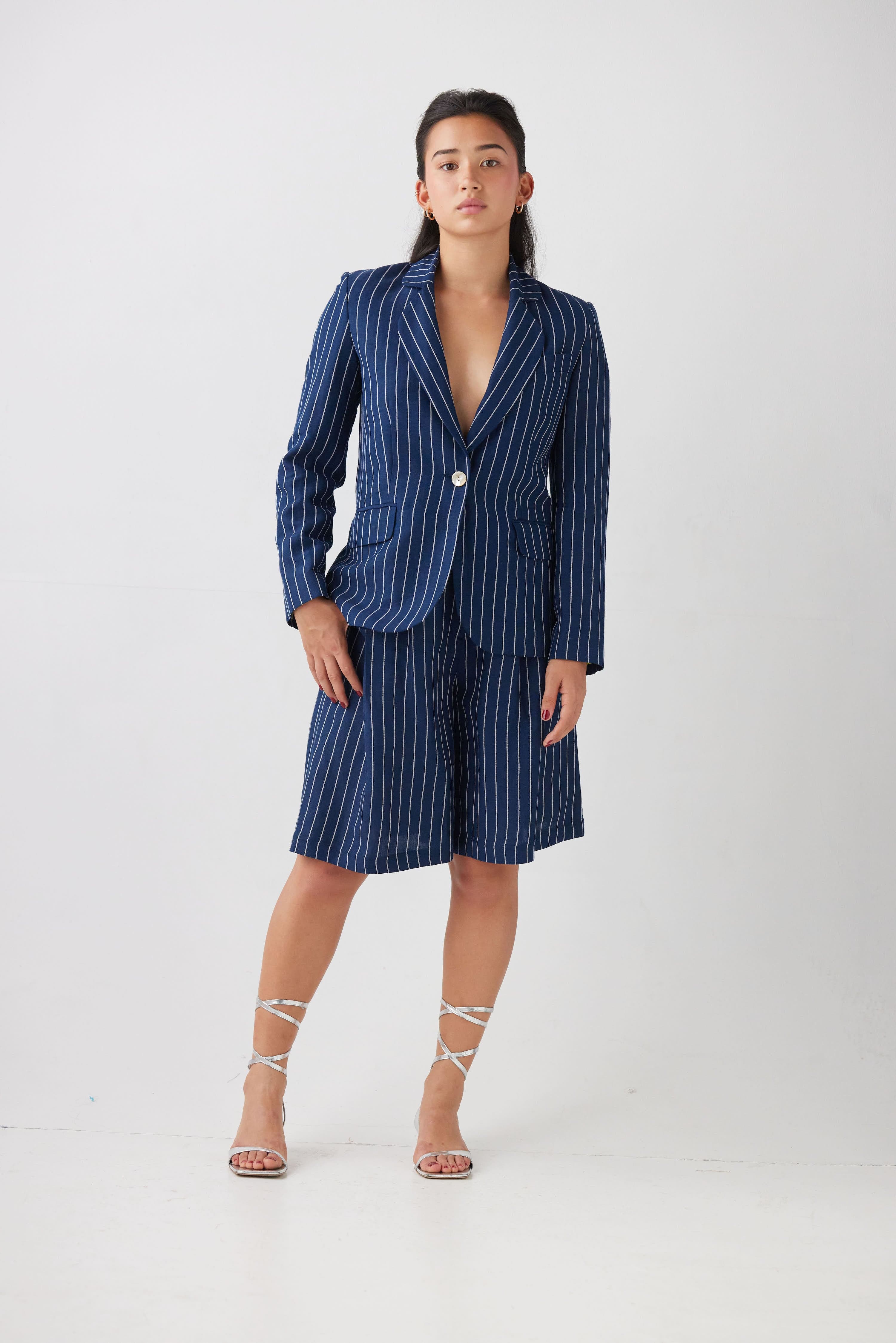 Gatsby Jacket in Midnight Stripe